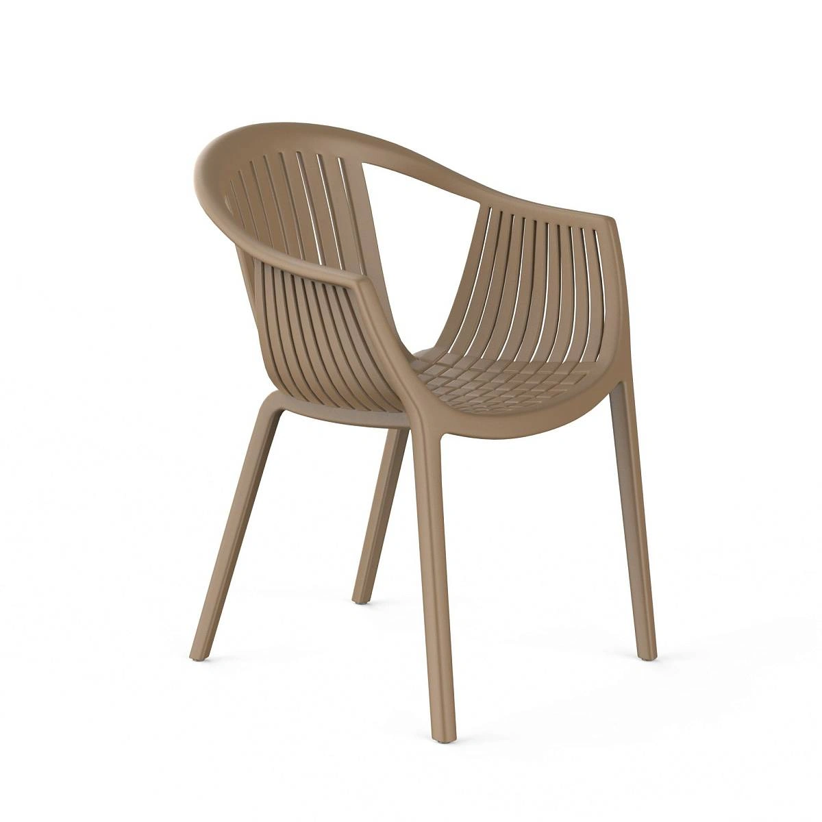 Стул с подлокотниками EPOS, (комплект 4 шт), пластик капучино изображение Стул с подлокотниками EPOS, (комплект 4 шт), пластик капучино фото