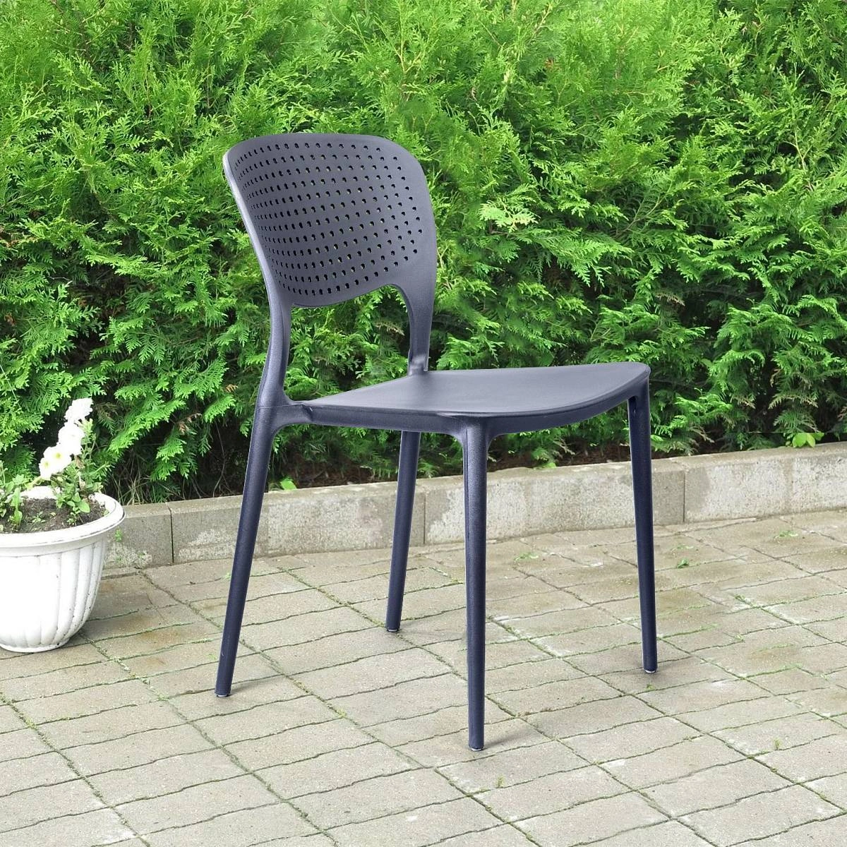 Стул Rene, первичный пластик серый изображение Стул Rene, первичный пластик серый фото