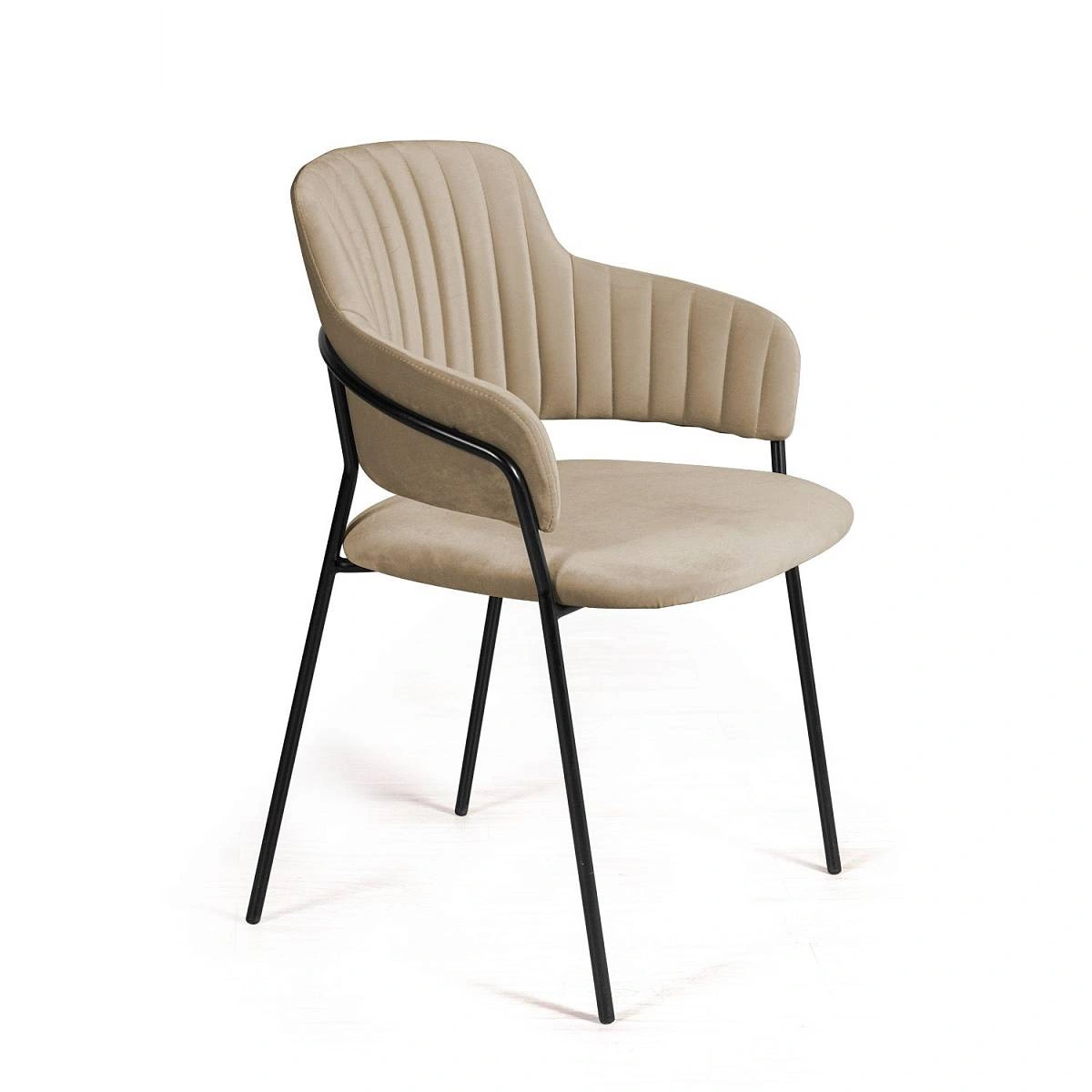 Стул Breeze, бархат бежевый 5 фото