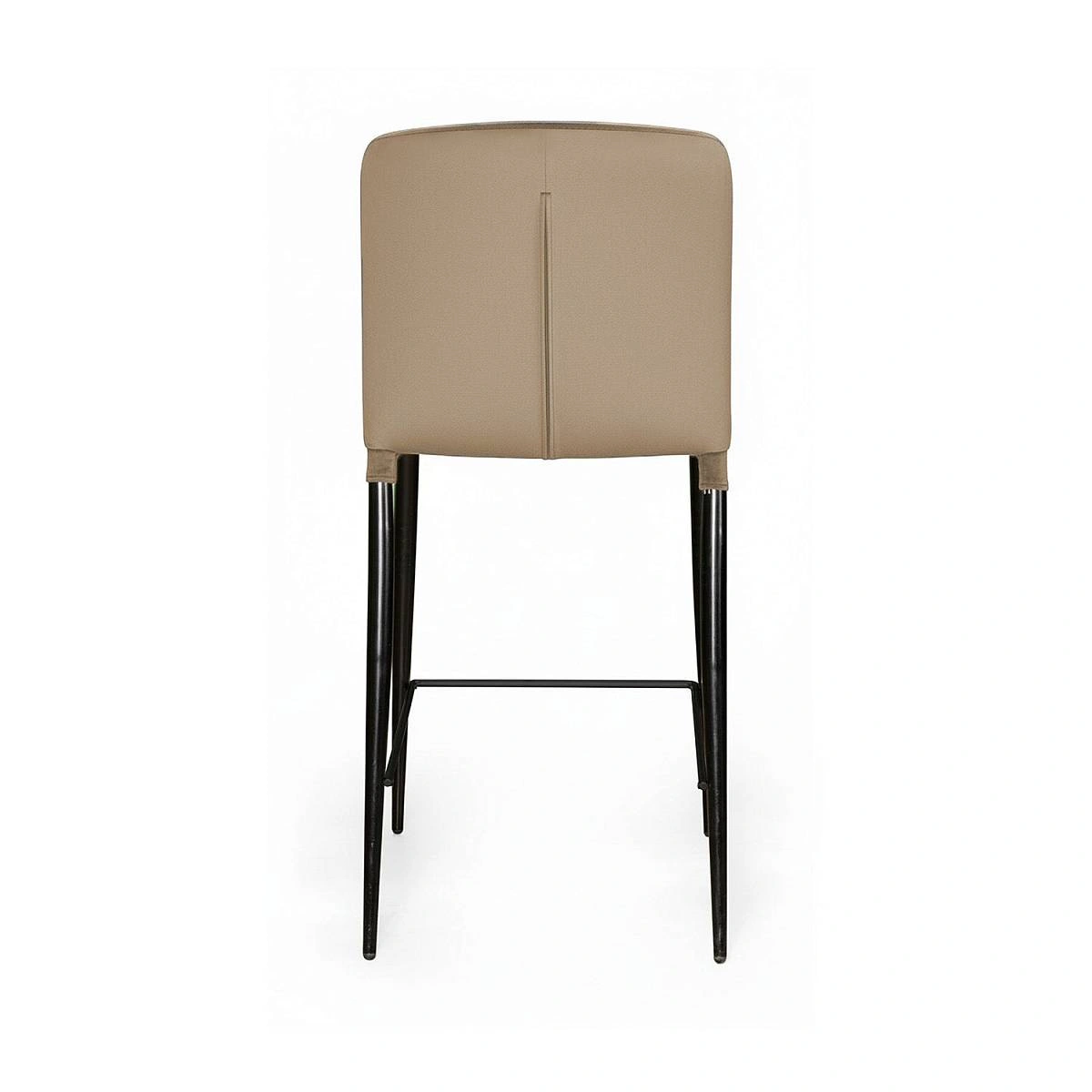 Стул полубарный Albert, бархат бежевый 5/опора конус фото