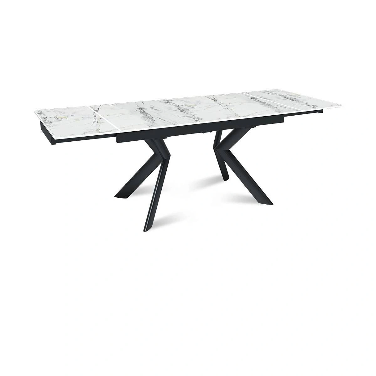 Стол раскладной Bridge (140+40+40), керамика глянцевая Ice Jade изображение Стол раскладной Bridge (140+40+40), керамика глянцевая Ice Jade фото