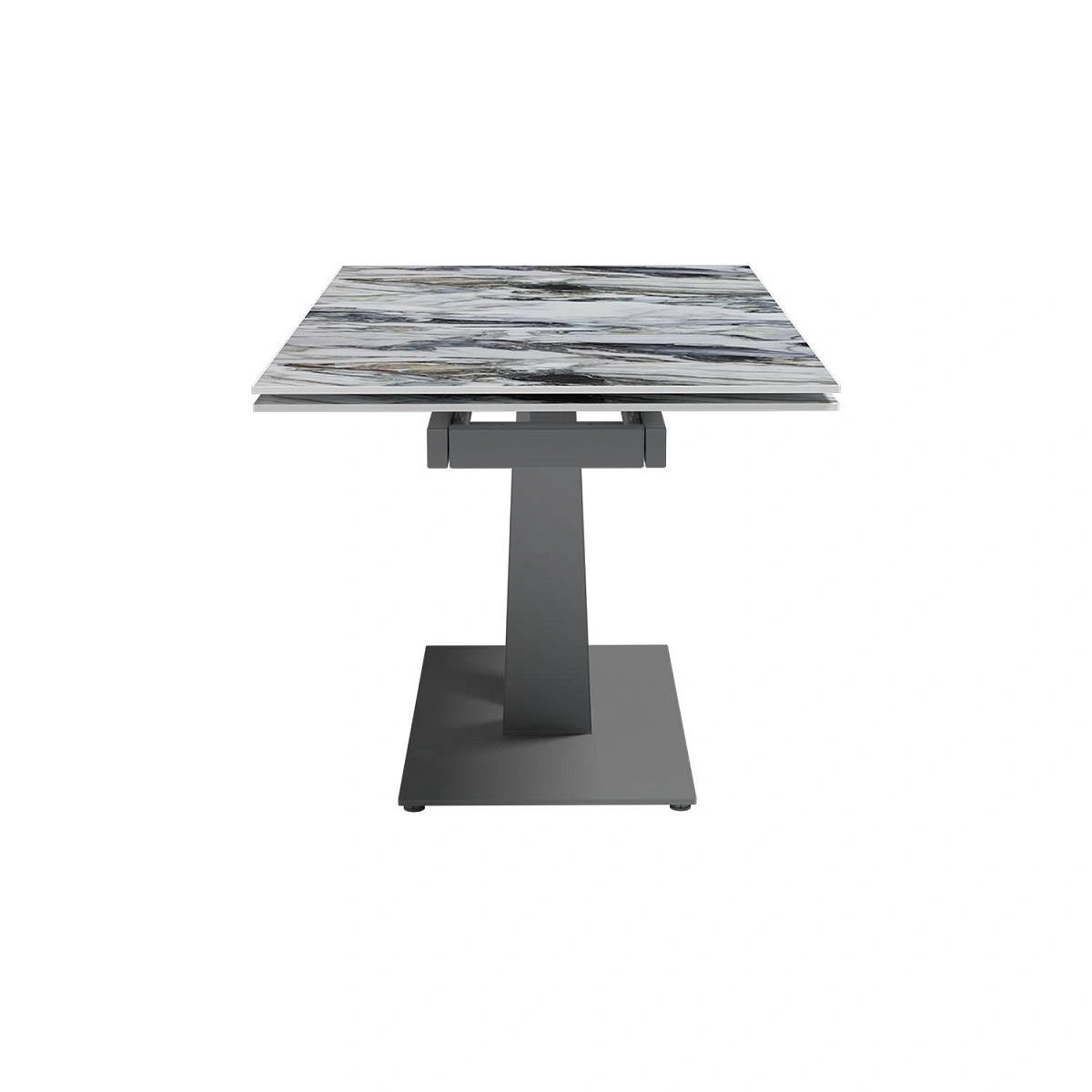 Стол раскладной Malibu (140+40+40), керамика глянцевая Cold Jade изображение Стол раскладной Malibu (140+40+40), керамика глянцевая Cold Jade фото