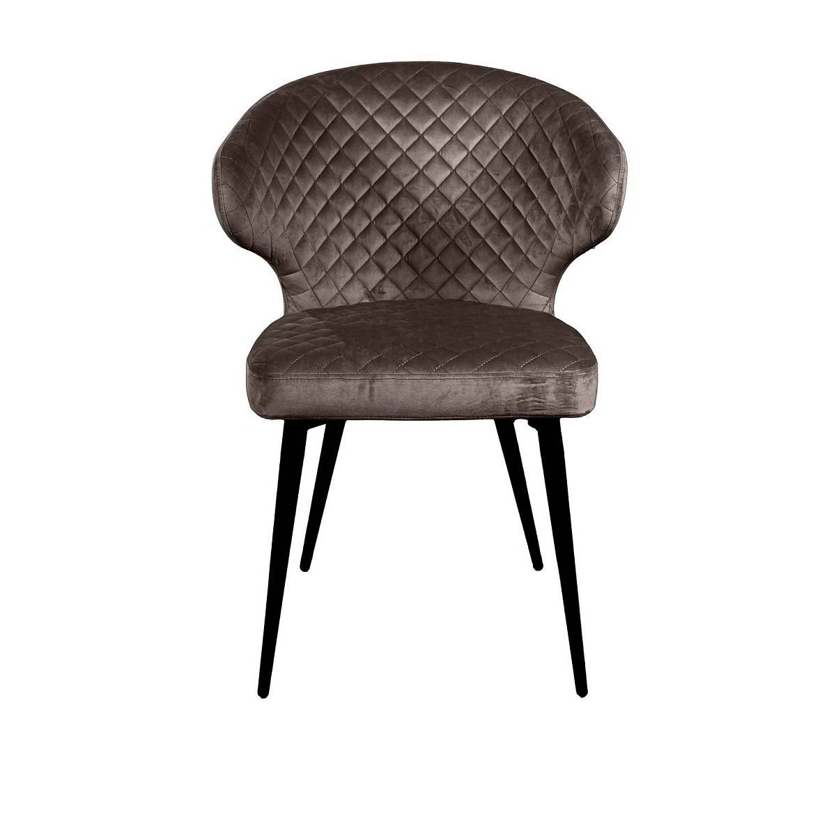 Стул Richard ромб, бархат антрацит 14 изображение Стул Richard ромб, бархат антрацит 14 фото