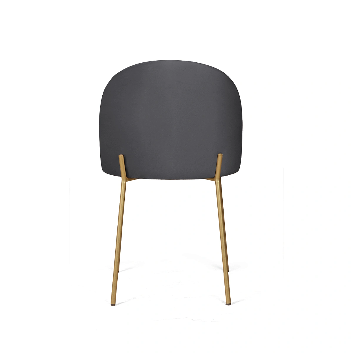 Стул Nord, комплект (4 шт), бархат серый 27 / опора золото фото