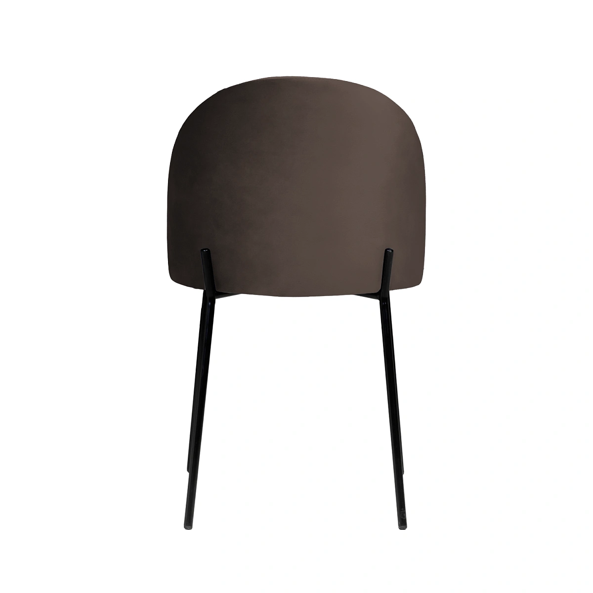 Стул Nord, комплект (2 шт), велюр фрост шоколад / опора черная фото