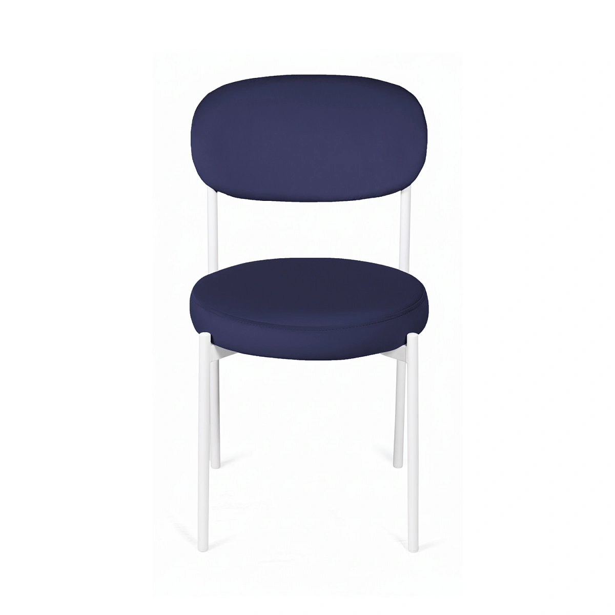 Стул Мейсон, комплект (2 шт), бархат 81 / опоры белые фото