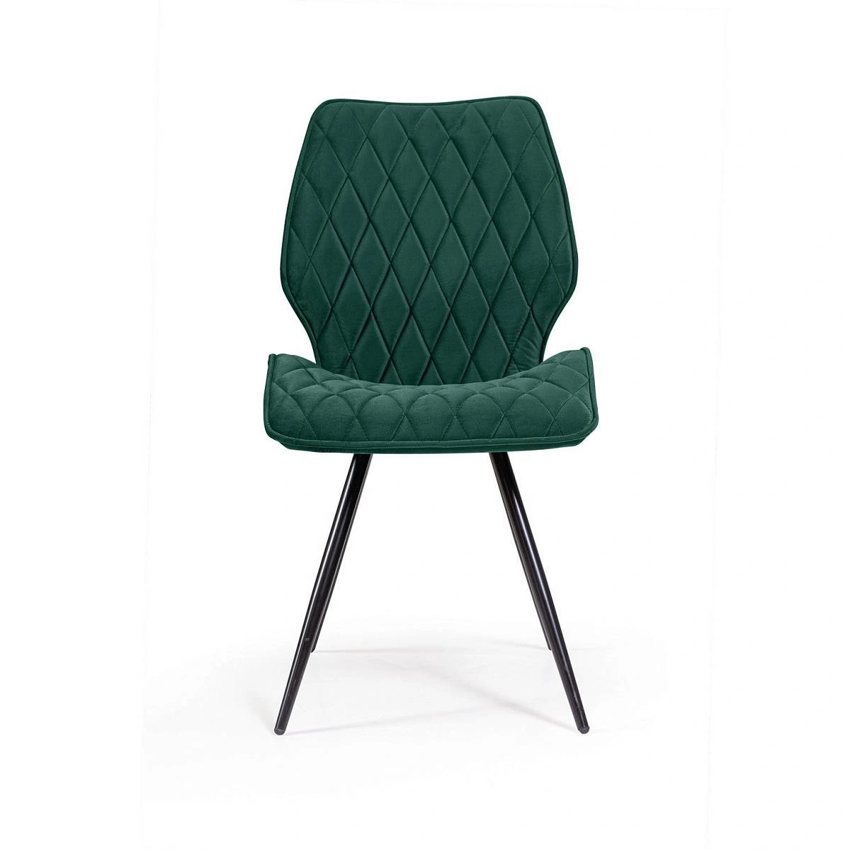 Стул Flash ромб, бархат зеленый 19 изображение Стул Flash ромб, бархат зеленый 19 фото