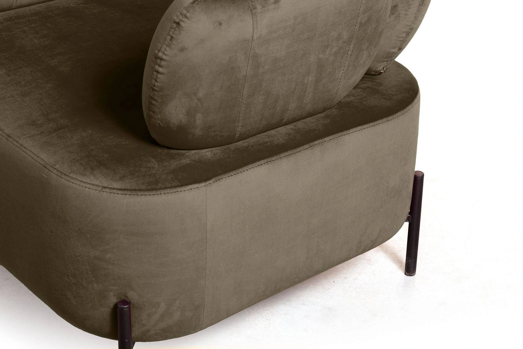 Кресло Dandy, бархат matte 65 коричневый фото