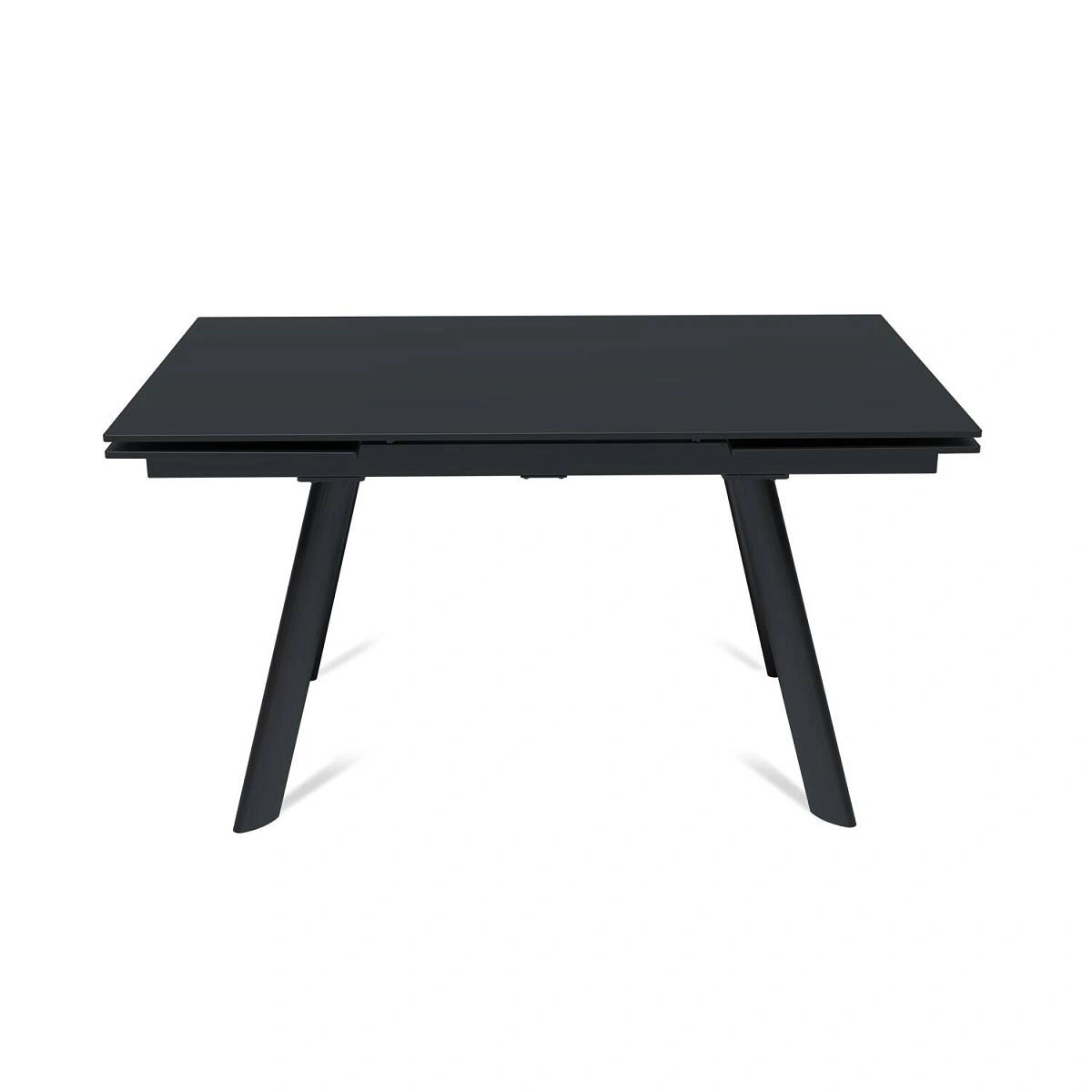 Стол раскладной Stone (140+40+40), керамика матовая черная изображение Стол раскладной Stone (140+40+40), керамика матовая черная фото