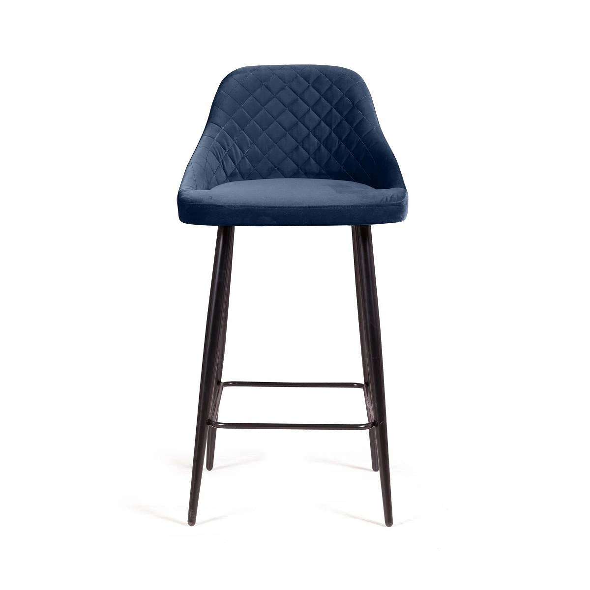 Стул барный Douglas ромб, бархат синий 29 изображение Стул барный Douglas ромб, бархат синий 29 фото
