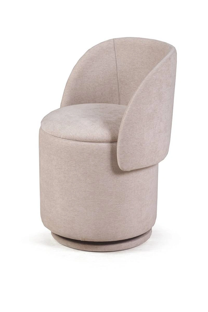 Пуф с кручением Bubble, шенилл puffy бежевый изображение Пуф с кручением Bubble, шенилл puffy бежевый фото