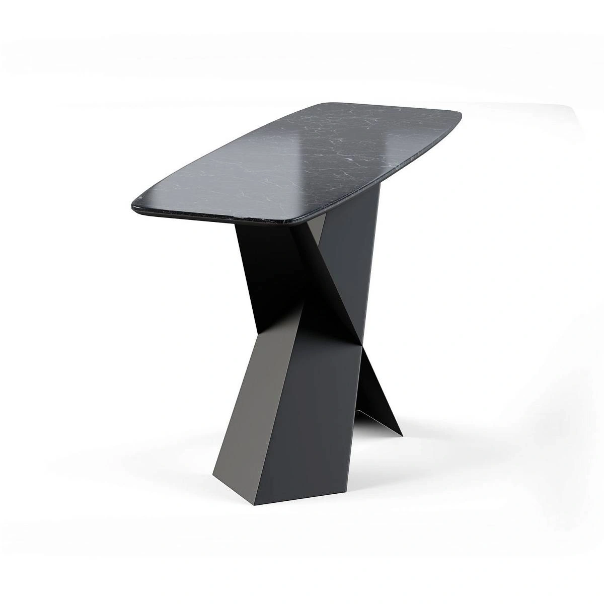 Консоль Tyler 130 керамика глянцевая, черная изображение Консоль Tyler 130 керамика глянцевая, черная фото