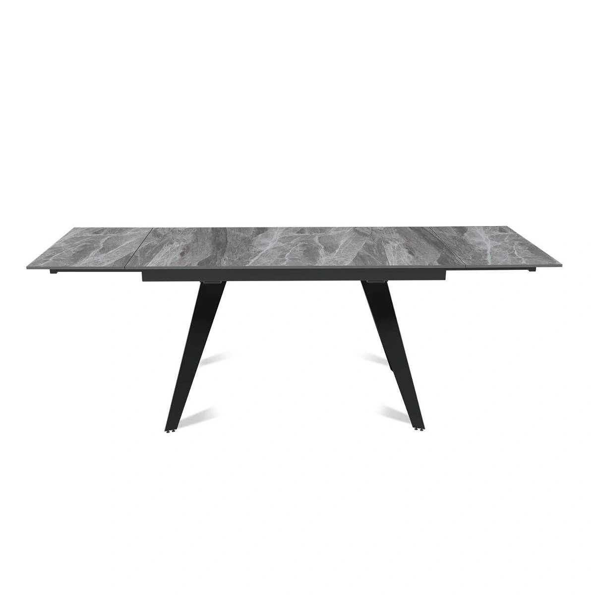 Стол раскладной Rhein (140+40+40), керамика глянцевая Italian Light Grey изображение Стол раскладной Rhein (140+40+40), керамика глянцевая Italian Light Grey фото