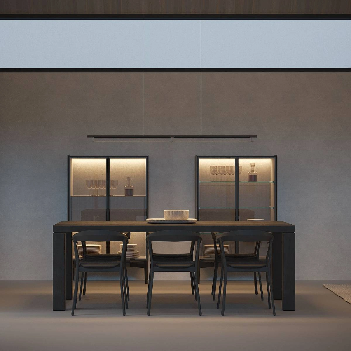 Стол обеденный ARTO (180) шпон ясень черничный шоколад изображение Стол обеденный ARTO (180) шпон ясень черничный шоколад фото