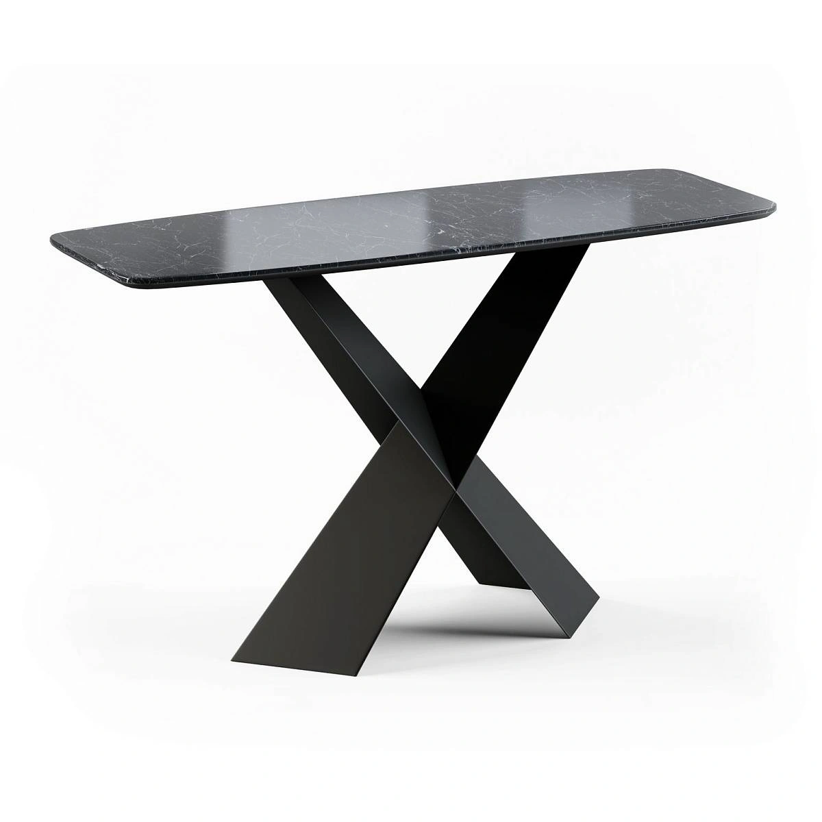 Консоль Tyler 130 керамика глянцевая, черная изображение Консоль Tyler 130 керамика глянцевая, черная фото