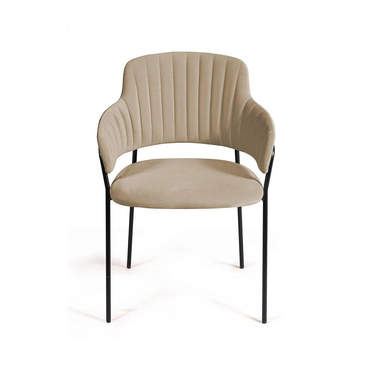 Стул Breeze, бархат бежевый 5 фото