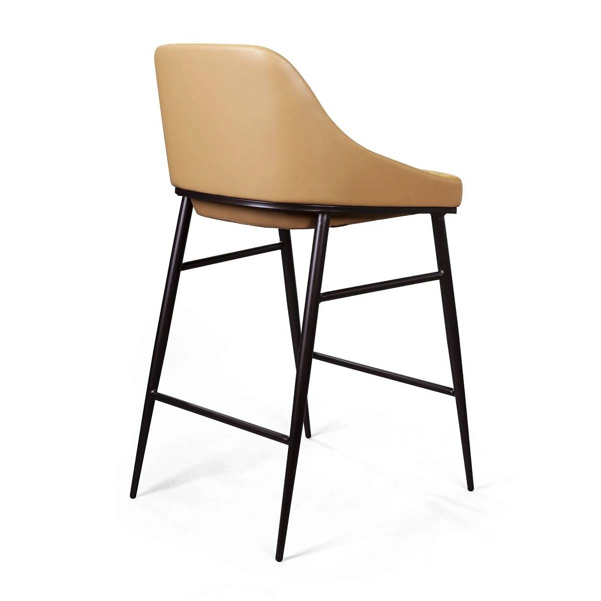 Стул полубарный Vincent, велюр комби жёлтый изображение Стул полубарный Vincent, велюр комби жёлтый фото