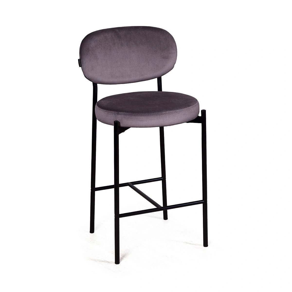 Стул полубарный Mason, бархат 3 изображение Стул полубарный Mason, бархат 3 фото