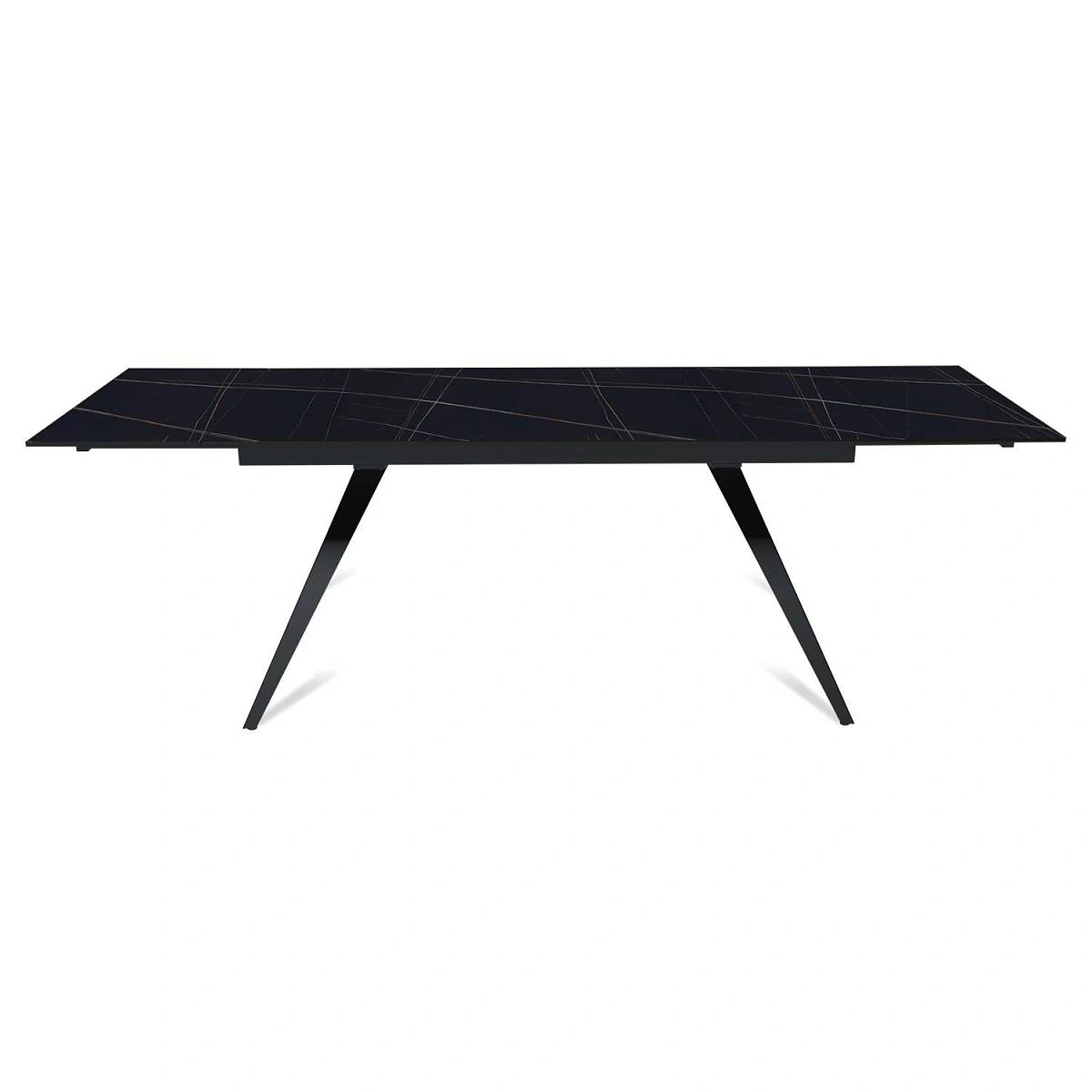 Стол раскладной Asti (160+40+40), керамика матовая Black Gold изображение Стол раскладной Asti (160+40+40), керамика матовая Black Gold фото