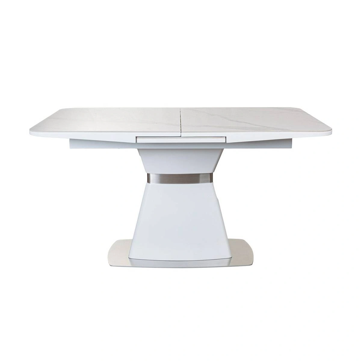 Стол раскладной Madison (140+40 см) испанская керамика белый изображение Стол раскладной Madison (140+40 см) испанская керамика белый фото