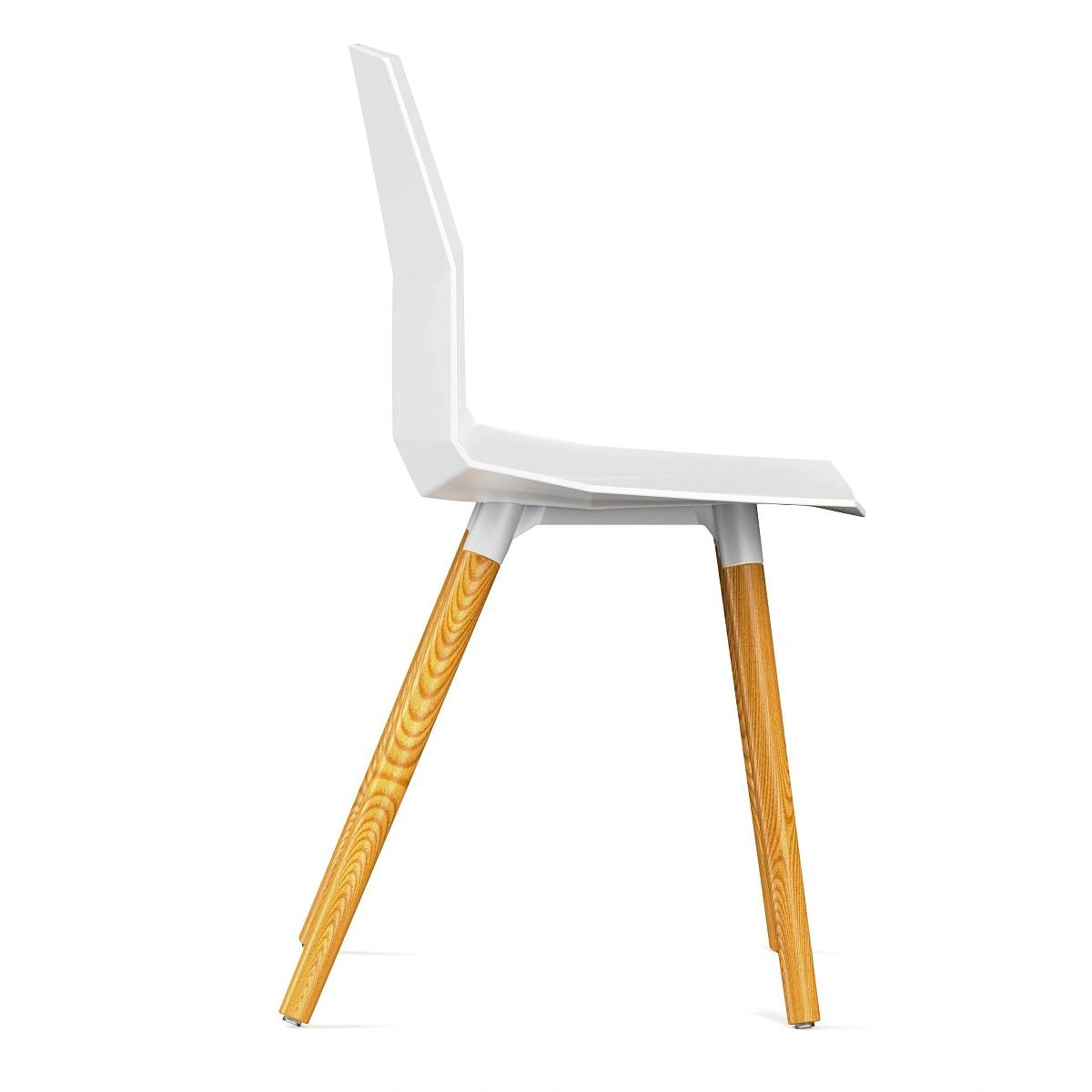 Стул Blex, (комплект 2 шт), пластик светло-серый / опоры дерево изображение Стул Blex, (комплект 2 шт), пластик светло-серый / опоры дерево фото