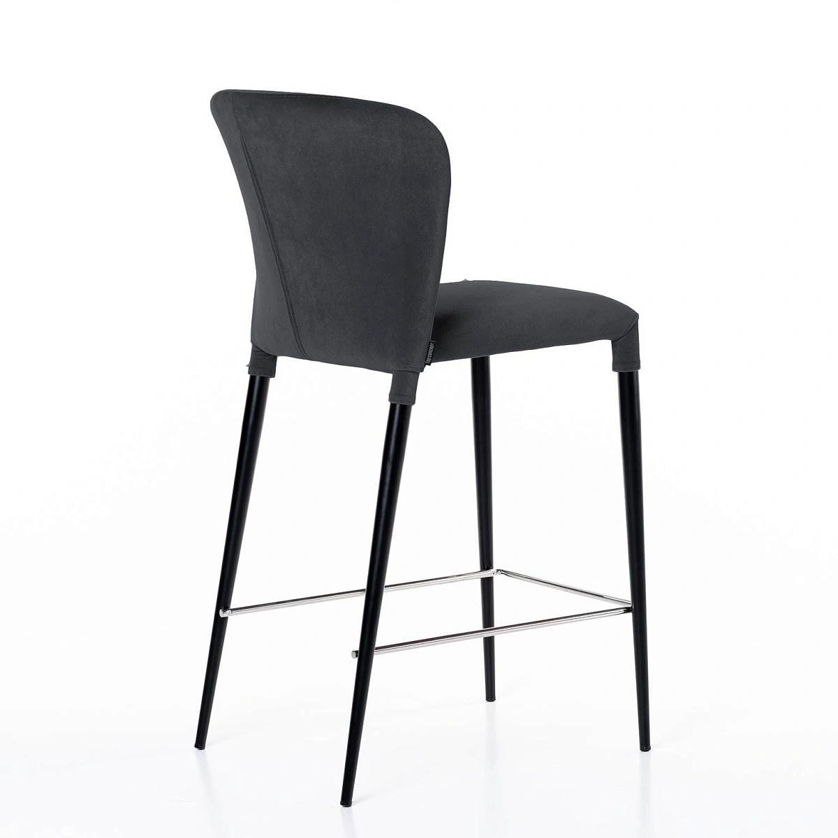 Стул полубарный Albert, бархат 03 /опора конус изображение Стул полубарный Albert, бархат 03 /опора конус фото