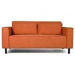 Клаб диван-кровать прямой, велюр Frost fox