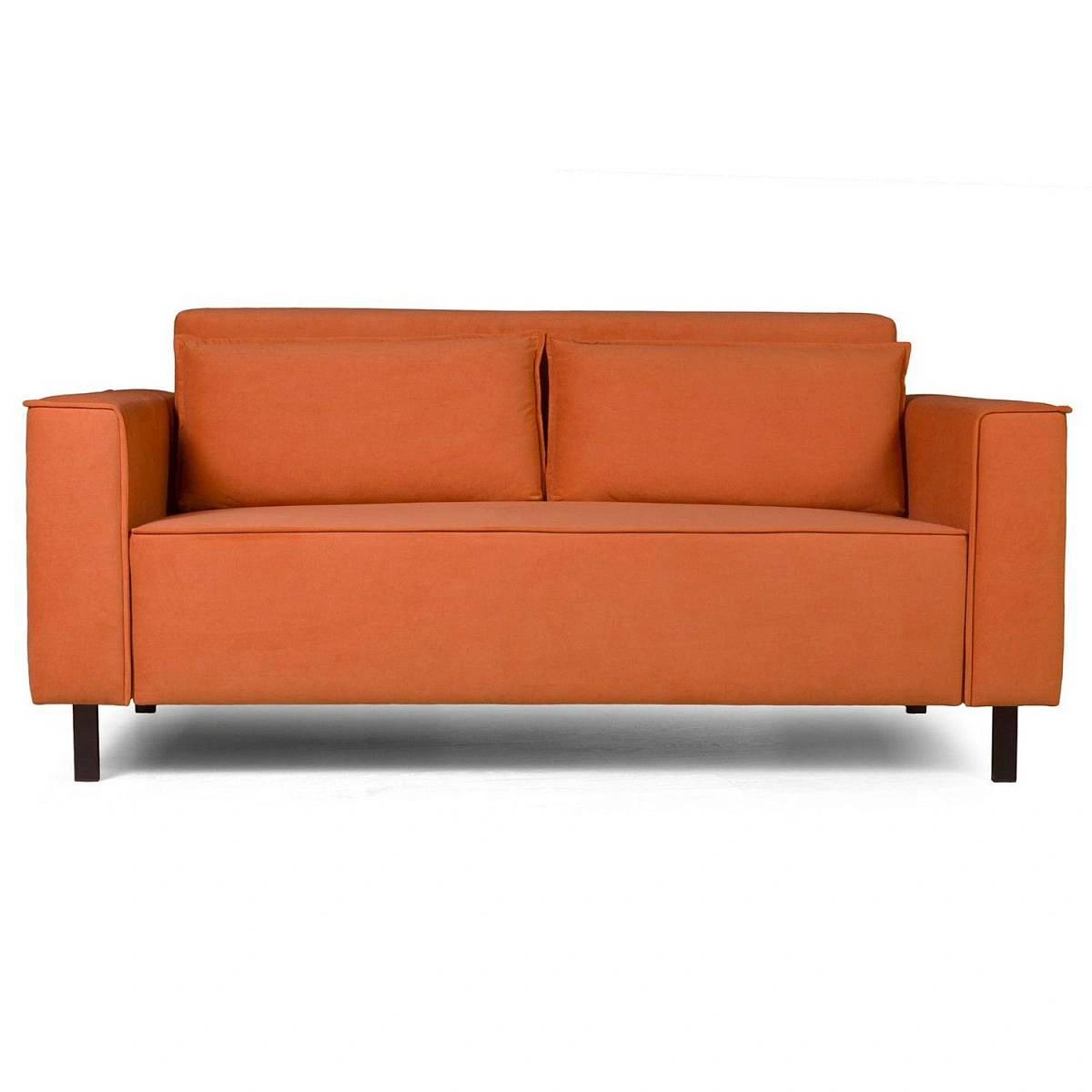 Клаб диван-кровать прямой, велюр Frost fox фото