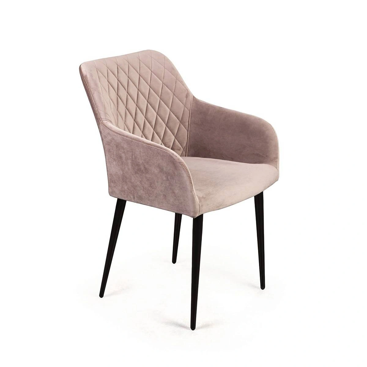 Стул с подлокотниками Robert, бархат бежевый 5 изображение Стул с подлокотниками Robert, бархат бежевый 5 фото