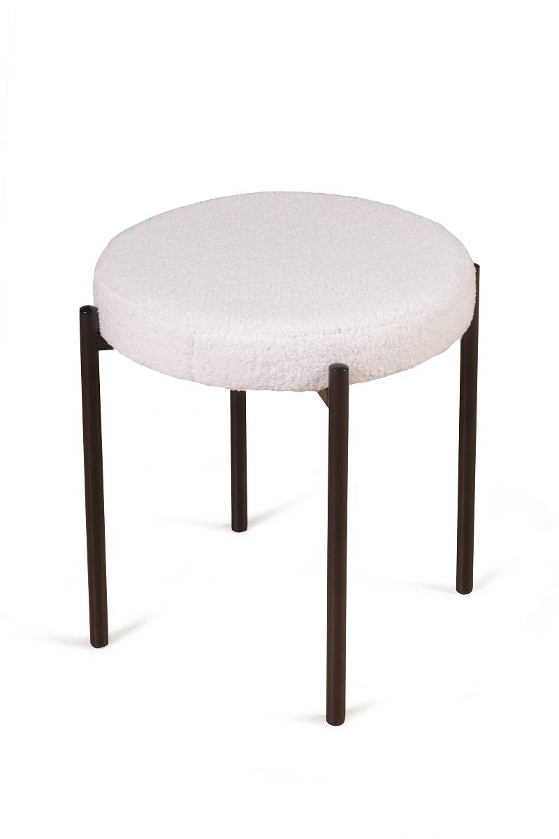 Табурет мягкий Mason, искусственный мех Winnie 02 изображение Табурет мягкий Mason, искусственный мех Winnie 02 фото