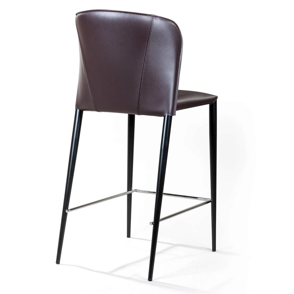 Стул полубарный Albert, кожа коричневый изображение Стул полубарный Albert, кожа коричневый фото
