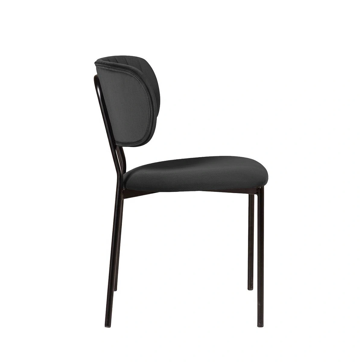 Стул Frost, бархат антрацит 14 фото