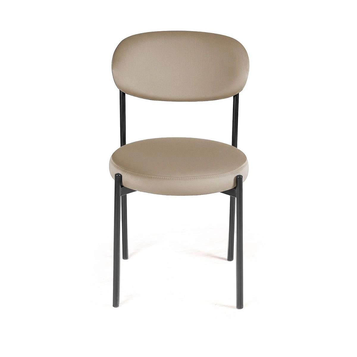 Стул Mason, комплект (2 шт), бархат бежевый 05 / опоры черные фото