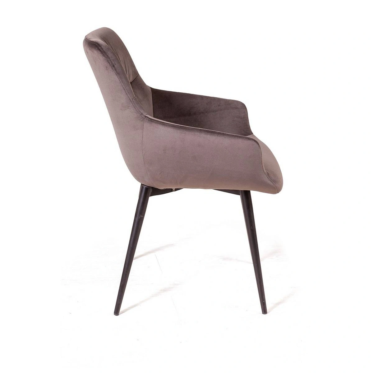 Стул Jordan, бархат пепельно-бежевый 25, опора конус изображение Стул Jordan, бархат пепельно-бежевый 25, опора конус фото