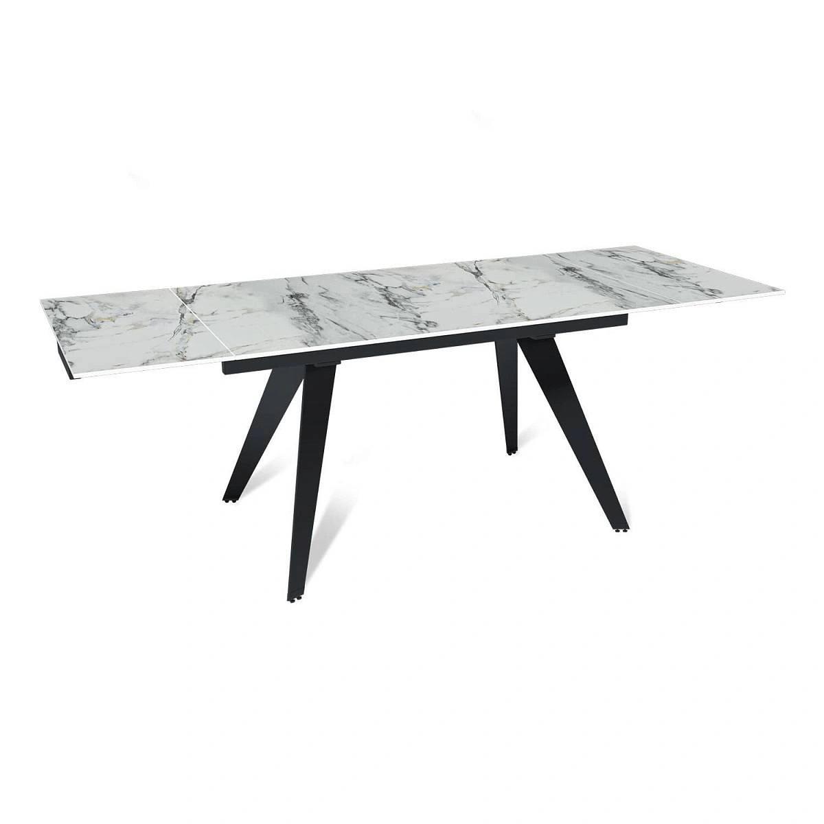 Стол раскладной Rhein (140+40+40), керамика глянцевая Ice Jade изображение Стол раскладной Rhein (140+40+40), керамика глянцевая Ice Jade фото