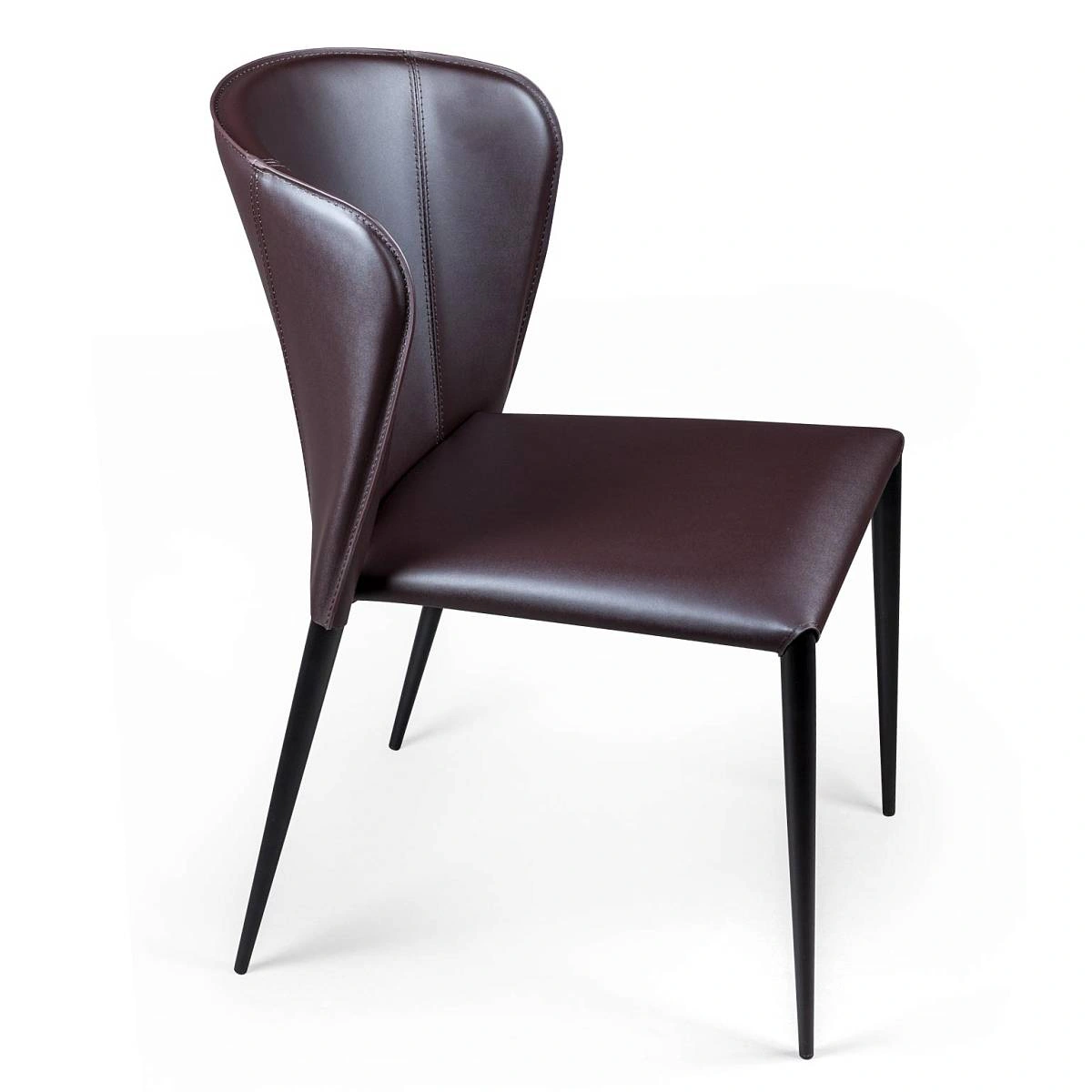 Стул Albert, кожа коричневый фото