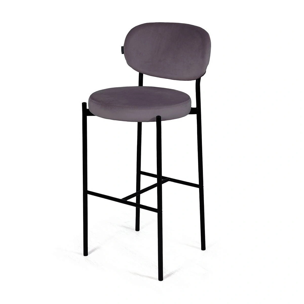 Стул барный Mason, бархат серый 27 изображение Стул барный Mason, бархат серый 27 фото