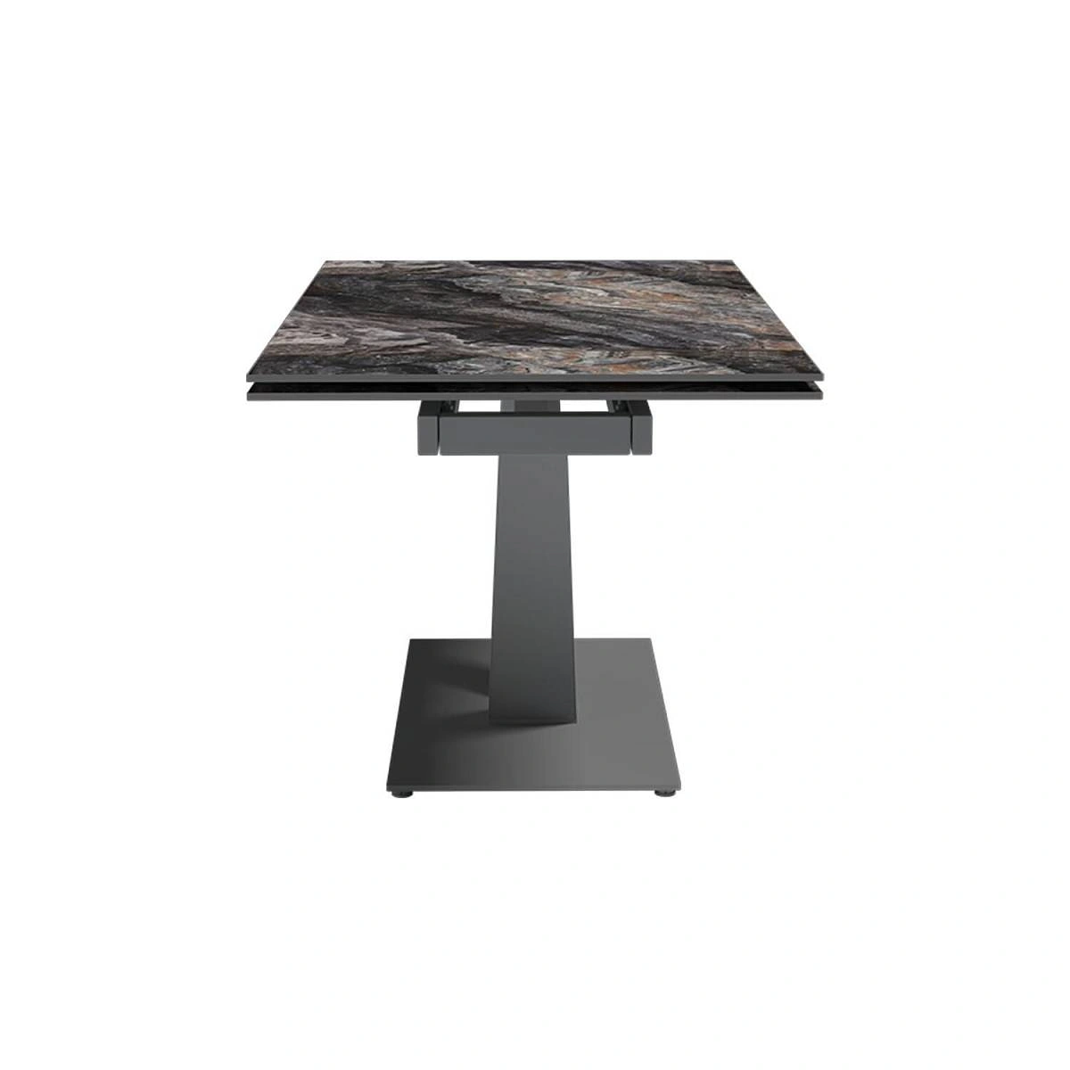 Стол раскладной Malibu (140+40+40), керамика глянцевая Venice Grey изображение Стол раскладной Malibu (140+40+40), керамика глянцевая Venice Grey фото