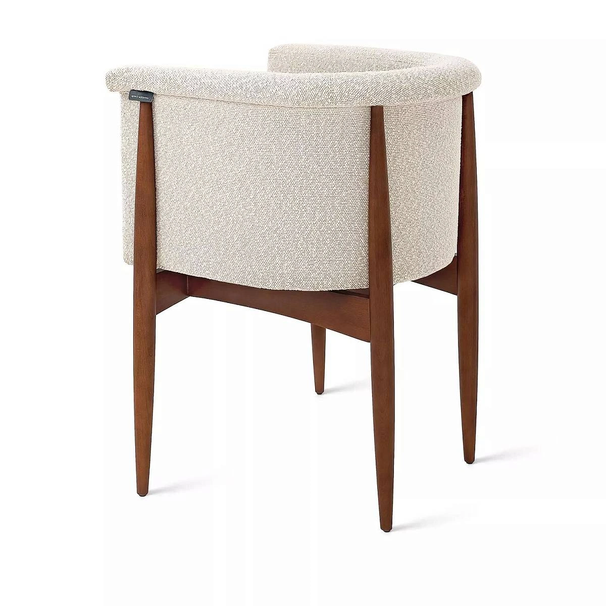 Полукресло Borgese, бук натуральный, лак коричневый, бежевый изображение Полукресло Borgese, бук натуральный, лак коричневый, бежевый фото