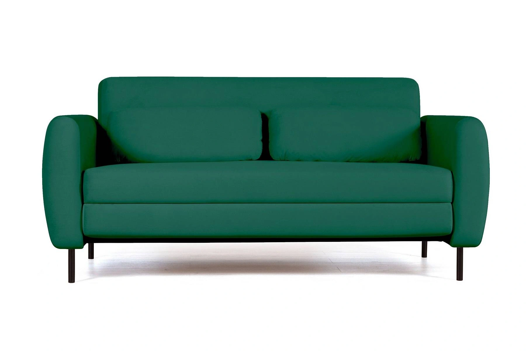 Siena диван-кровать прямой с подлокотниками, бархат зеленый 19 изображение Siena диван-кровать прямой с подлокотниками, бархат зеленый 19 фото