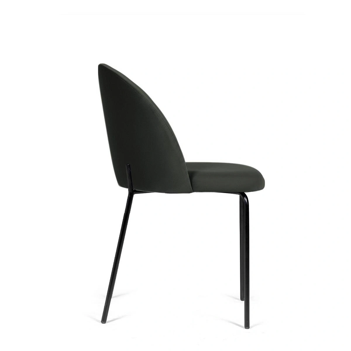 Стул Nord, комплект (4 шт), бархат антрацит 14 / опора черная фото