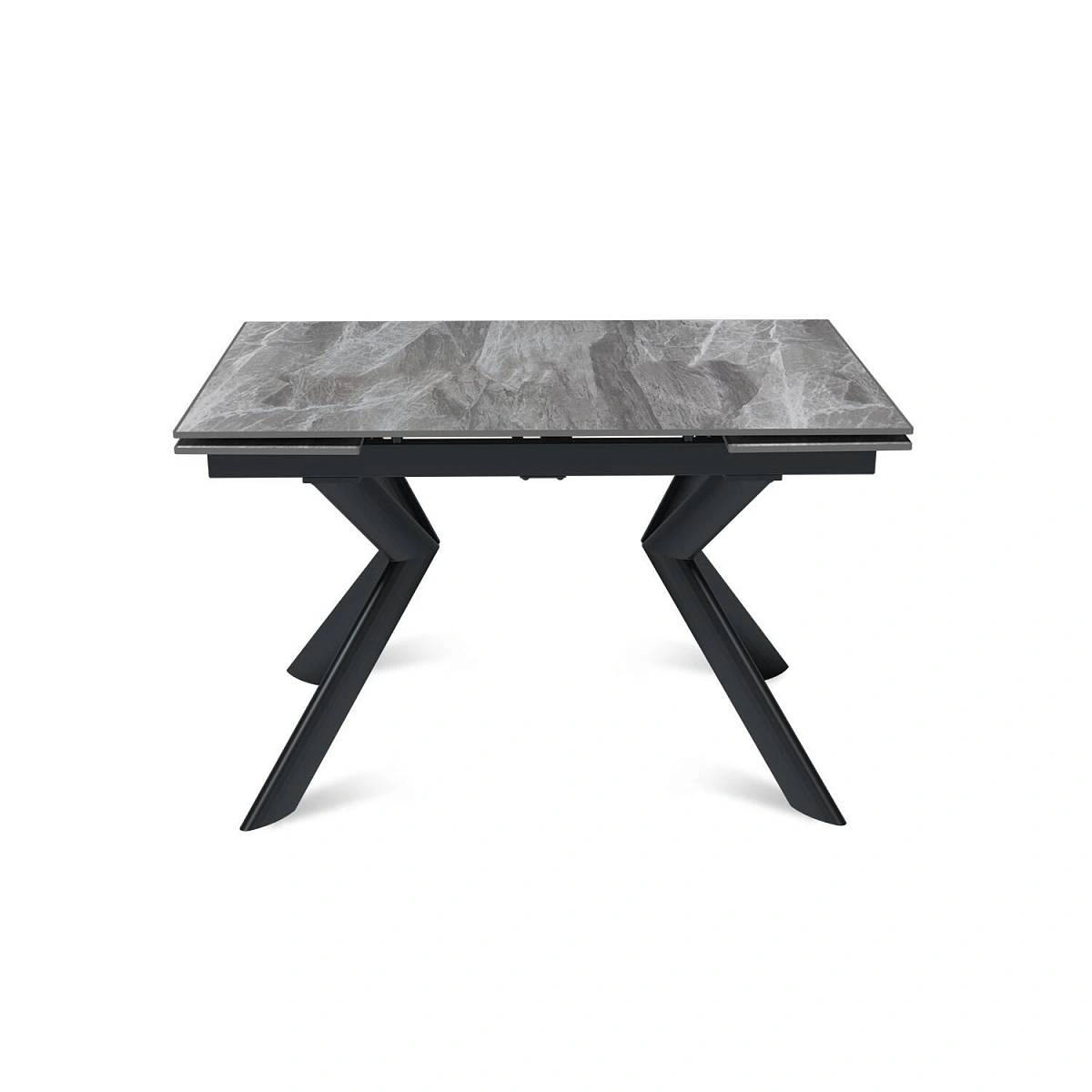 Стол раскладной Bridge (120+30+30), керамика глянцевая Italian Light Grey изображение Стол раскладной Bridge (120+30+30), керамика глянцевая Italian Light Grey фото