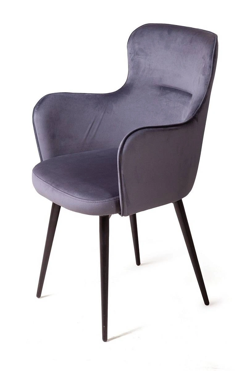 Стул King, поворотный на 90 градусов, функция возврата, антишум, бархат серый 27 изображение Стул King, поворотный на 90 градусов, функция возврата, антишум, бархат серый 27 фото