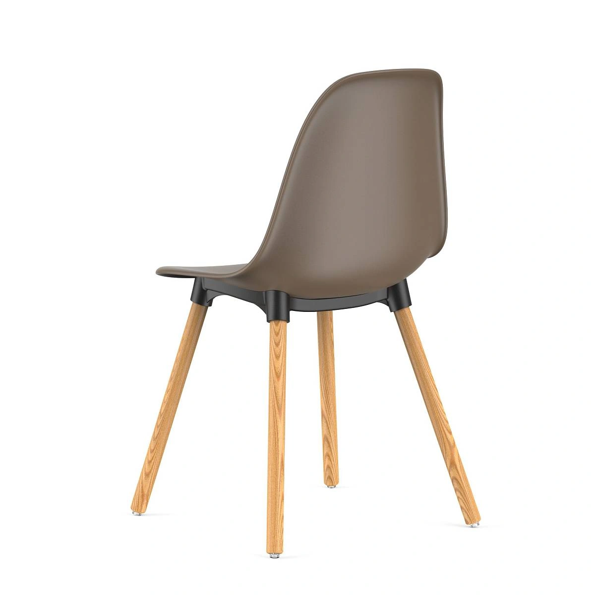Стул Eames, (комплект 4 шт), пластик капучино / опоры дерево изображение Стул Eames, (комплект 4 шт), пластик капучино / опоры дерево фото