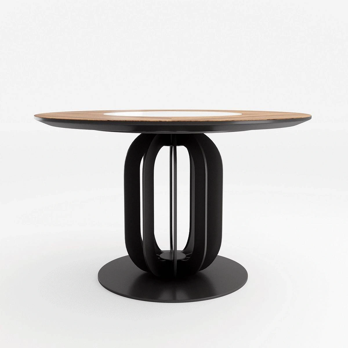 Стол круглый Soho 120, керамика светлая матовая изображение Стол круглый Soho 120, керамика светлая матовая фото