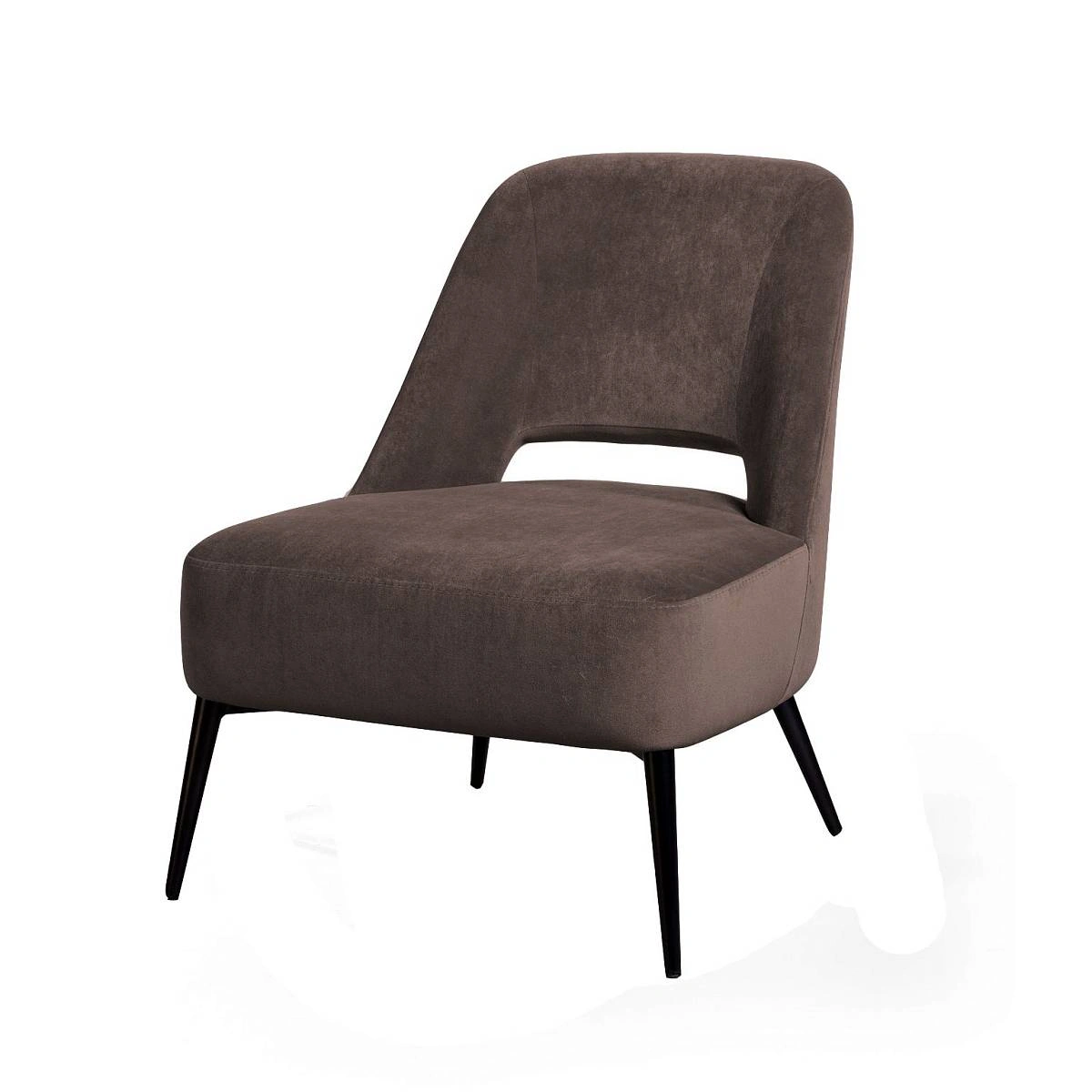 Кресло Dante, бархат антрацит 14 изображение Кресло Dante, бархат антрацит 14 фото