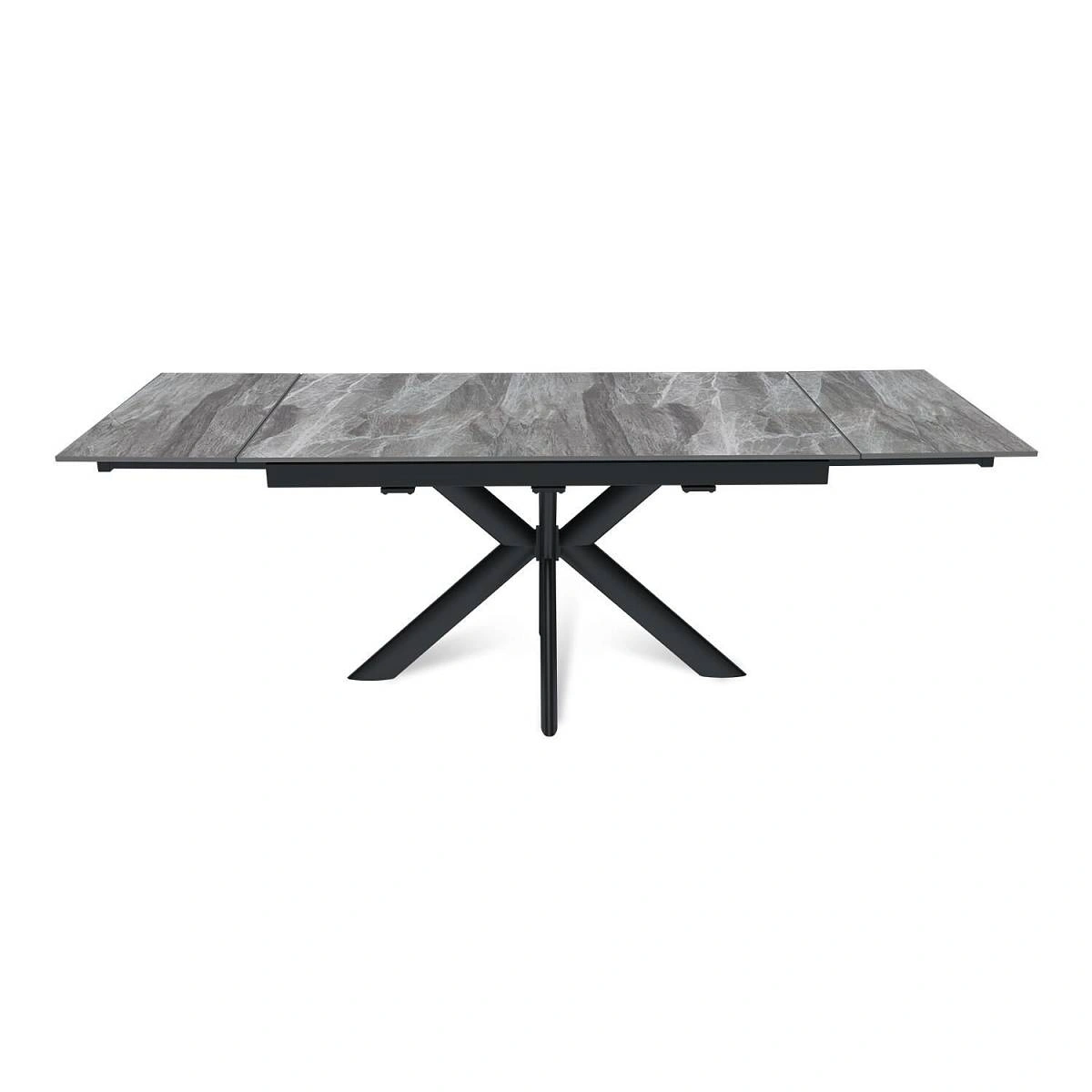 Стол раскладной Strong (140+40+40), керамика глянцевая Italian Light Grey изображение Стол раскладной Strong (140+40+40), керамика глянцевая Italian Light Grey фото