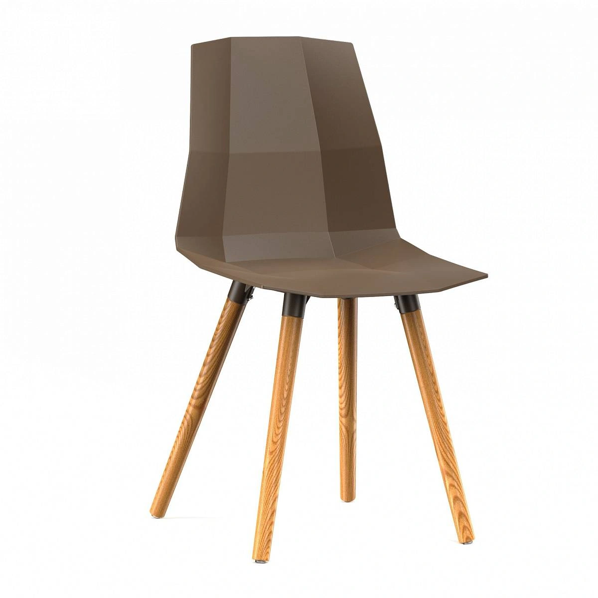 Стул Blex, (комплект 4 шт), пластик капучино / опоры дерево изображение Стул Blex, (комплект 4 шт), пластик капучино / опоры дерево фото