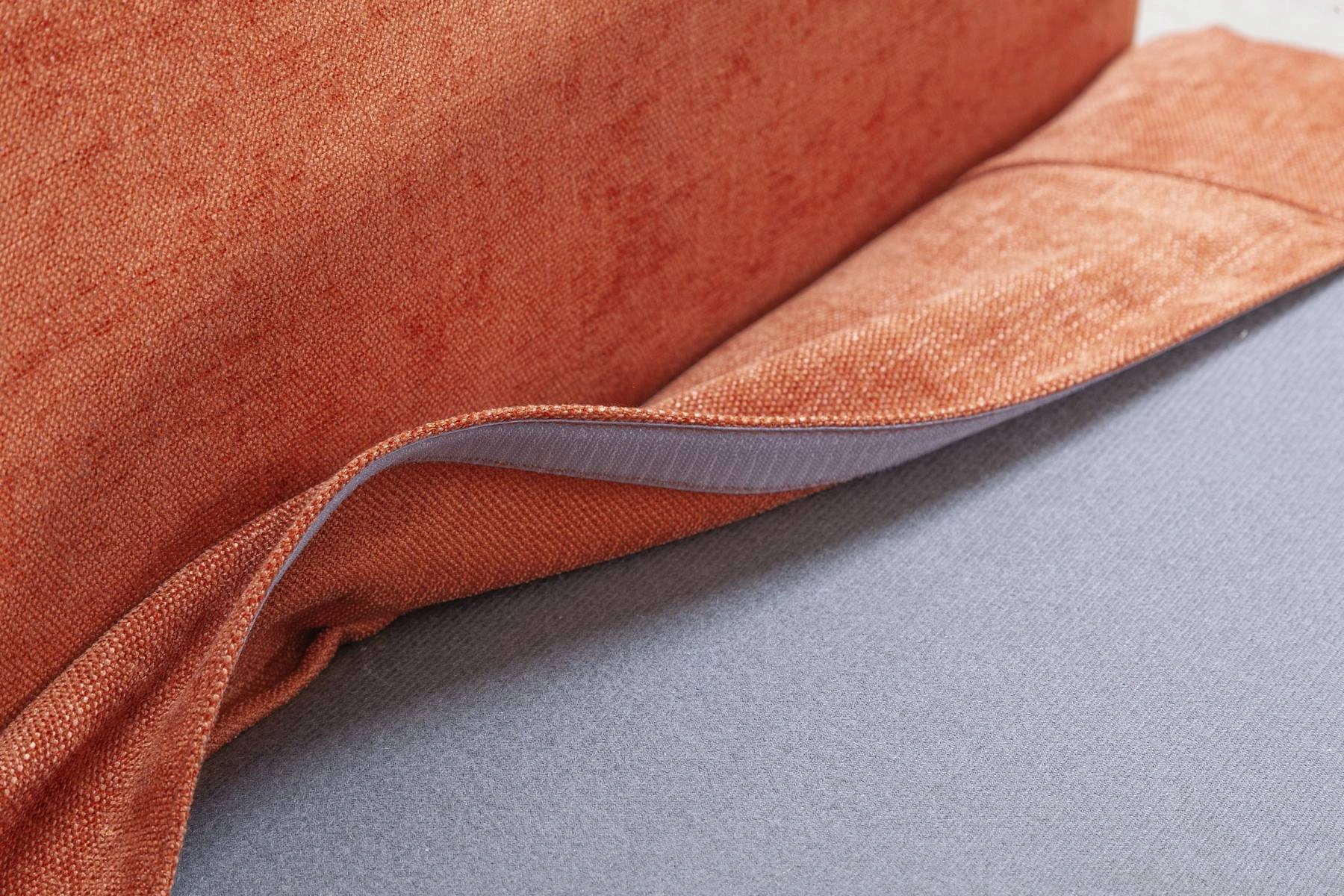 Island диван рогожка оранжевый фото