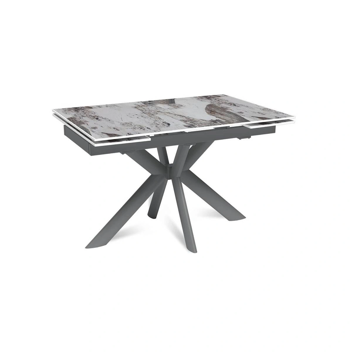 Стол раскладной Strong (120+30+30), керамика глянцевая Pandora изображение Стол раскладной Strong (120+30+30), керамика глянцевая Pandora фото